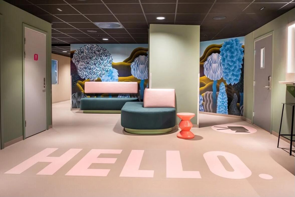 Commercial vinyl flooring