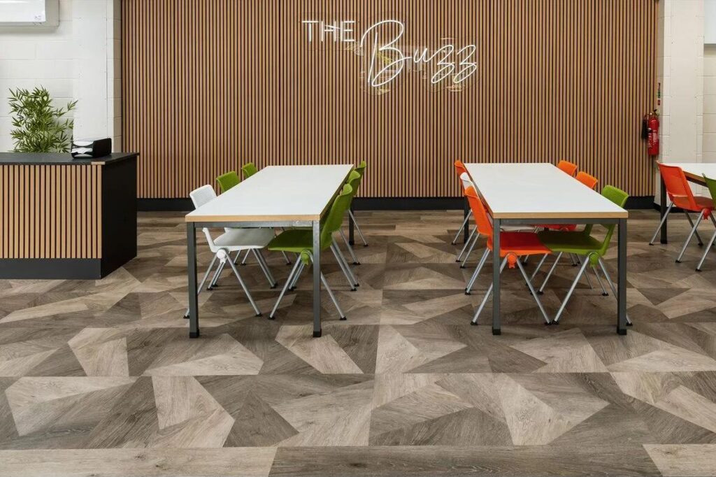 Commercial vinyl flooring